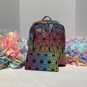 Backpack & matching wallet